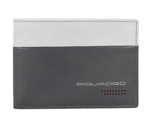 Piquadro Cartera Urban RFID Piel 13 cm gris