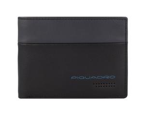 Piquadro Cartera Urban RFID Piel 13 cm negro