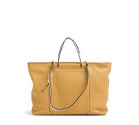 Piquadro Circle | Bolsa shopping | amarillo | cuero de vaca de grano fino