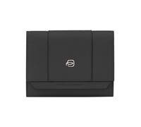 Piquadro Circle Cartera Bloqueo RFID Piel natural 12 cm negro