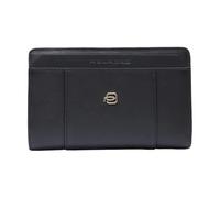 Piquadro Circle Cartera Protección RFID Piel 14.5 cm negro