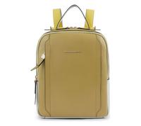 Piquadro Circle Mochila de día Piel 32 cm amarillo