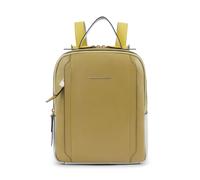 Piquadro Circle Mochila urbana Piel natural 32 cm amarillo