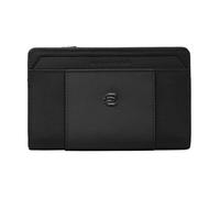 Piquadro - Circle Wallet with External Coin Pocket - Accessories - Mujer - Negro - ONE SIZE -