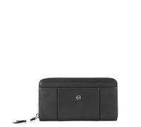 Piquadro - Circle Zip Around Wallet - Accessories - Mujer - Negro - ONE SIZE -