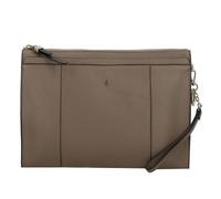 Piquadro Círculo de la tableta de cuero bolso de embrague 30,5 cm marrón
