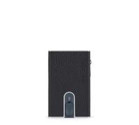 Piquadro - Compact wallet con sistema deslizante y monedero - Accessories - Hombre - Negro - ONE SIZE -