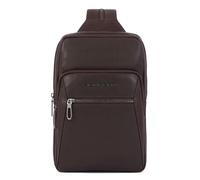 PIQUADRO, Convertible to backpack mono sling bag with RFID, marrón oscuro, marrón, 20 x 10 x 39 cm, Moderno