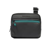 Piquadro Corner Bolsa de hombro 22 cm negro
