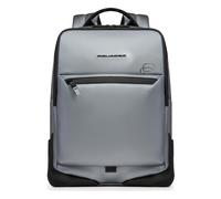 Piquadro Corner Mochila de negocios 43 cm Compartimento para el portátil color plata
