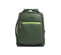 Piquadro Corner Mochila de negocios 44 cm Compartimento para el portátil verde