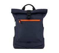 Piquadro Corner 2.0 RFID Mochila roll-top azul oscuro, poliuretano, unisex, 17L