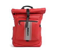 Piquadro Corner Special Ducati | Mochila roll-top | rojo | 20 L | poliuretano
