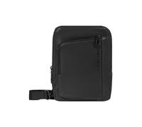 Piquadro Cronus Bolsa de hombro Piel natural 18 cm negro