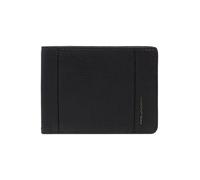 Piquadro Cronus Cartera Bloqueo RFID Piel natural 12.5 cm negro