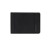 Piquadro Cronus Cartera Bloqueo RFID Piel natural 12.5 cm negro