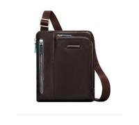 Piquadro - Elegante Bolso de Hombro Marrón Oscuro - Bags - Hombre - Marrón - ONE SIZE -