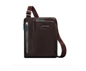 Piquadro - Elegante Bolso de Hombro Marrón Oscuro - Bags - Hombre - Marrón - ONE SIZE -