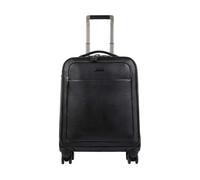 Piquadro - Equipaje de cabina de cuatro ruedas delgada - Suitcases - unisex - Negro - ONE SIZE -