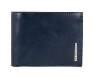Piquadro Estuche cuadrado azul para tarjetas de crédito Piel 12,5 cm azul