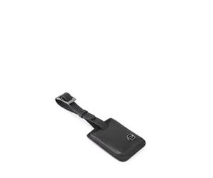 Piquadro - Etiqueta de Dirección con Tecnología Connequ - Accessories - Mujer - Negro - ONE SIZE -