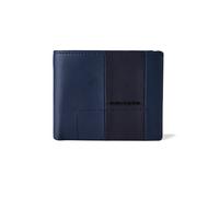 Piquadro Finn Cartera Bloqueo RFID Piel natural 11 cm azul