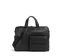 Piquadro Finn Maletín negro, cuero, hombre