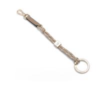 Piquadro - Funda de Llaves de Cuero con Mosquetón y Anilla - Accessories - Mujer - Marrón - ONE SIZE -