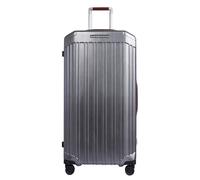 Piquadro- Hardside 4 wheel suitcase in trunk shape- Suitcases- unisex- Gris- ONE SIZE- Hardside 4 wheel suitcase in trunk shape