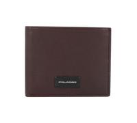 Piquadro Harper Cartera Bloqueo RFID Piel natural 11 cm marrón