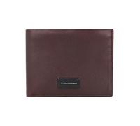 Piquadro Harper Cartera Bloqueo RFID Piel natural 14 cm marrón