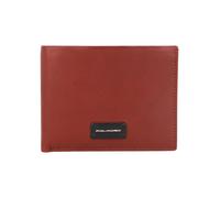 Piquadro Harper Cartera Bloqueo RFID Piel natural 14 cm marrón
