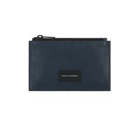 Piquadro Harper Tarjetero Piel natural 12 cm azul
