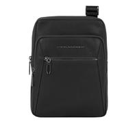 PIQUADRO, iPad© - Bolso bandolera con bolsillos AirPods©, color negro, talla única, Negro, talla única, Crossbody