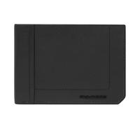 Piquadro Liko Cartera Protección RFID Piel 12.5 cm negro