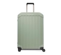 Piquadro Maleta Trolley Mediana de 4 ruedas Extensible Unisex Policarbonato, Verde salvia, Casual