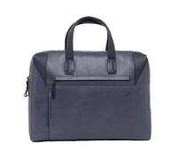 Piquadro - Maletín Azul de Cuero para Portátil con Dos Asas - Bags - Hombre - Azul - ONE SIZE -