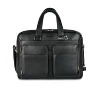 Piquadro- Maletín portaordenador y portai Pad®Air/Air 2 concompartimentos y bolsillo portaparaguas- Bags- Hombre- Negro- ONE SIZE- Maletín portaordenador y portai Pad®Air/Air 2 concompartimentos y bol