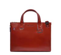 Piquadro Maletín sutil para portátil 14" personalizable Hombre cuero naranja