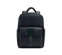 Piquadro Materia Mochila urbana Piel natural 48 cm Compartimento para el portátil azul