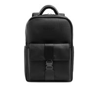 Piquadro Materia Mochila urbana Piel natural 48 cm Compartimento para el portátil negro