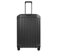 Piquadro- Medium size- expandable 4 wheel suitcase- Suitcases- unisex- Negro- ONE SIZE- Medium size- expandable 4 wheel suitcase