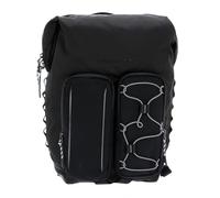 PIQUADRO Mick - Mochila de 2 compartimentos para PC de 14 pulgadas con LED, Negro, Talla única, Casual