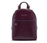 Piquadro - Mochila Azul Cuadrada - Bags - Hombre - Rojo - ONE SIZE -