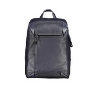 Piquadro - Mochila de cuero para ordenador con bolsillo para i Pad - Bags - Hombre - Azul - ONE SIZE -