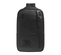 Piquadro - Mochila de Un Hombro Para Tablet en Piel - Hombre - Negro