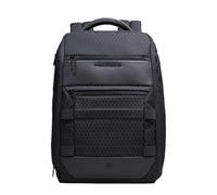 Piquadro - Mochila de viaje modular para portátil de 15,6" en Cuero y tela - Azul - Hombre
