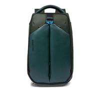 Piquadro Mochila de viaje para portátil 15,6" Unisex tela/material bio-based verde