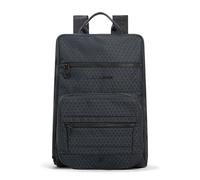 Piquadro - Mochila de viaje plegable para PC 15,6" - Tela reciclada, expandible, amortiguador - Unisex - Azul