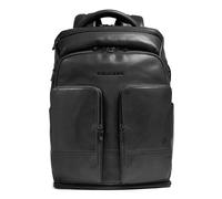 Piquadro Mochila de viaje Zaino Piel RFID Compartimento para portátil de 44 cm negro